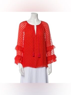 Tory Burch orange top